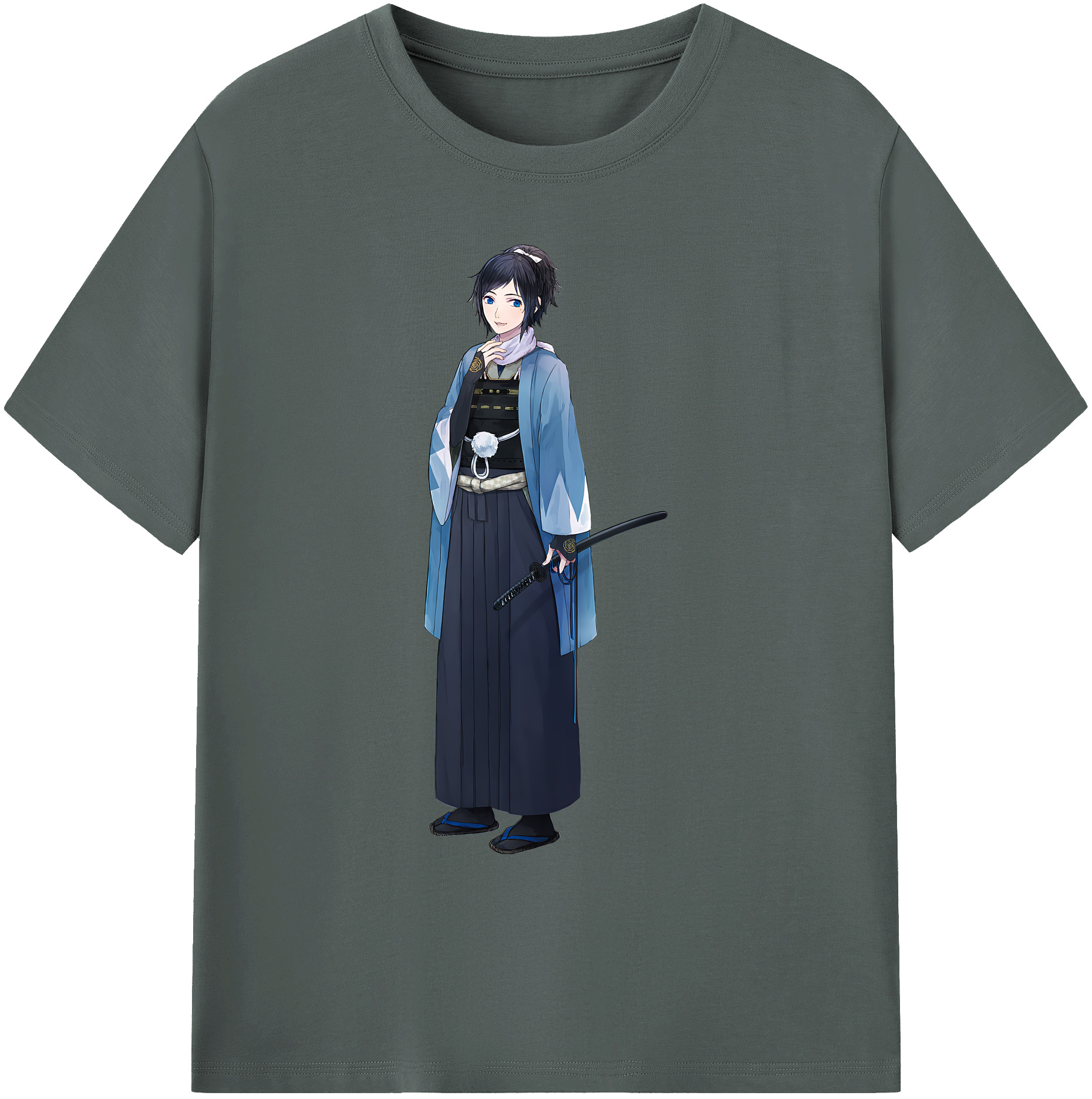 （画像用） 刀剣乱舞 Touken Ranbu 綿100％ メンズ半袖Tシャツ｜肌触りやわらか＆通気性